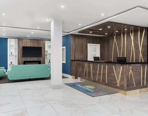 Reception area at Days Inn By Wyndham Saint John New Brunswick.