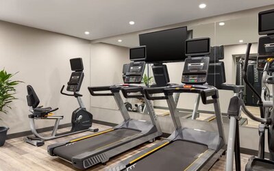 Fitness center at Crowne Plaza Saint John Harbour View By IHG.