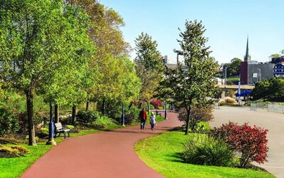 Walkable streets at Crowne Plaza Saint John Harbour View By IHG.