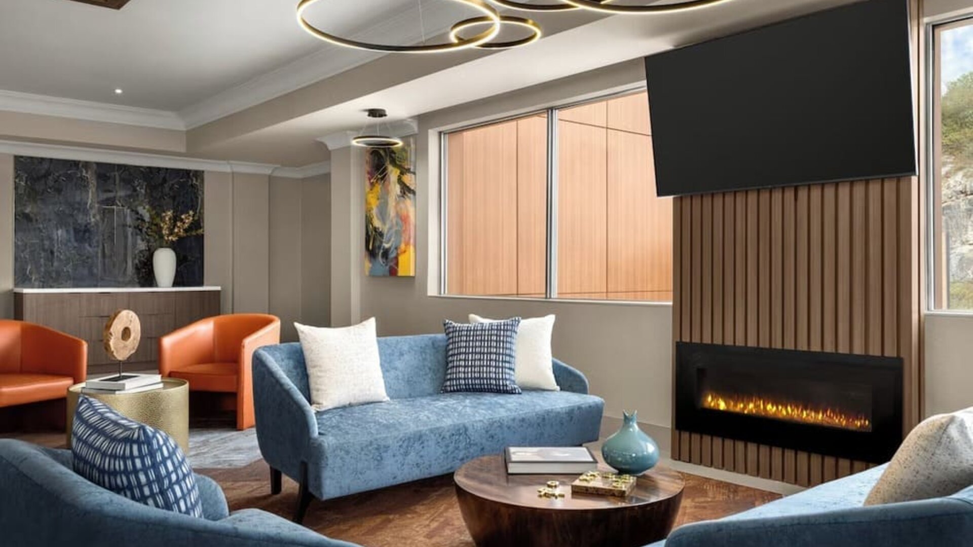 Lobby seating at Crowne Plaza Saint John Harbour View By IHG.