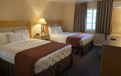 Day use room at Lemon Tree Hotel & Suites Anaheim.