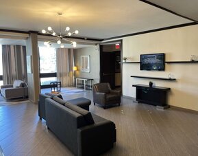 Lounge at Wyndham Garden Schaumburg Chicago Northwest.