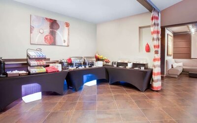 Breakfast available at Wyndham Garden Schaumburg Chicago Northwest.