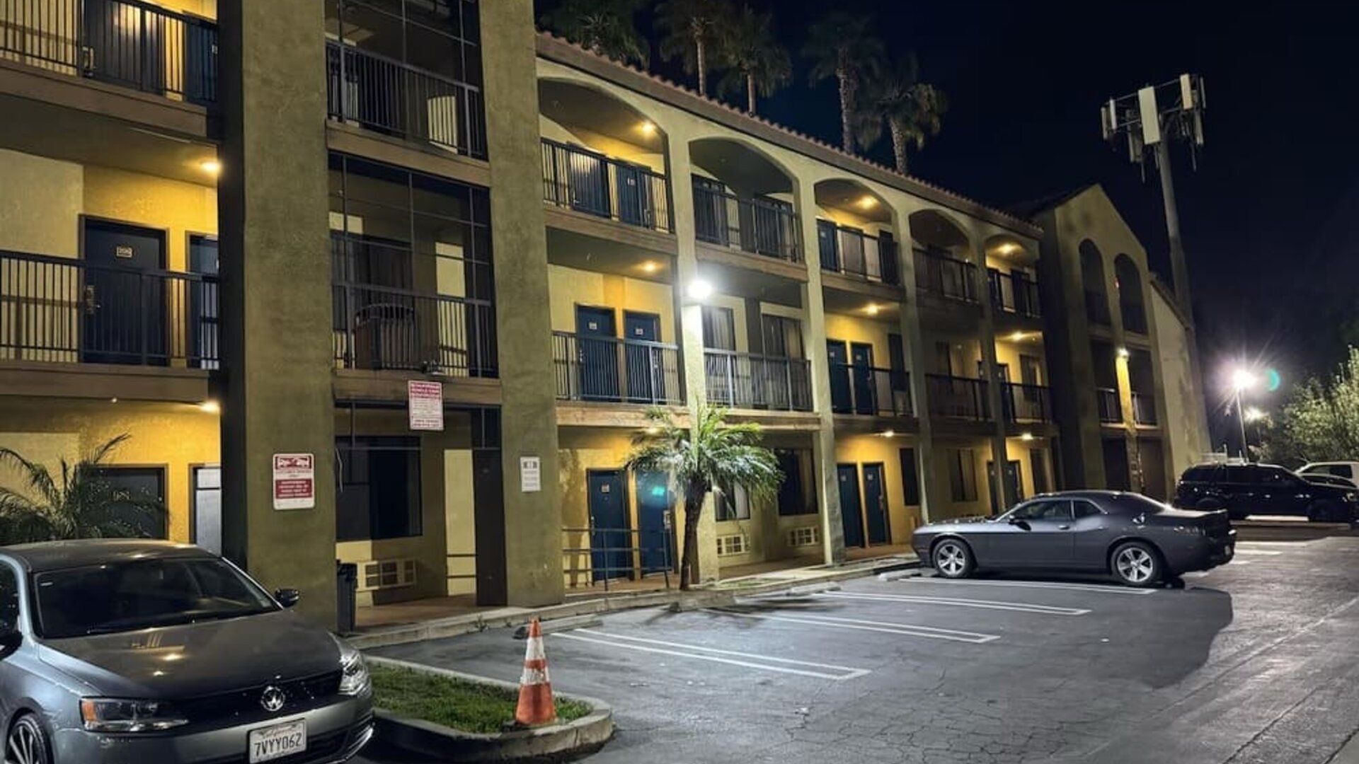 Parking at Five Star Inn West Covina.