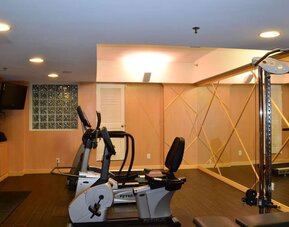 Fitness center at The Wall Street Inn.