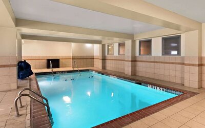 Indoor pool at Quality Inn Memphis Northeast Near I-40.
