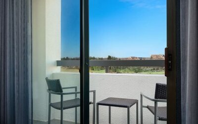 Balcony at Courtyard By Marriott Columbus Worthington.