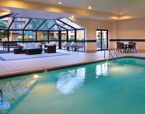 Indoor pool at Courtyard By Marriott Columbus Worthington.