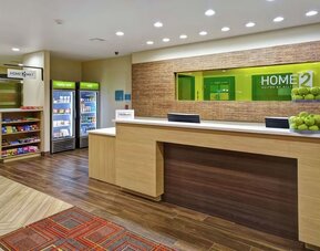 Reception desk at Home2 Suites El Reno.