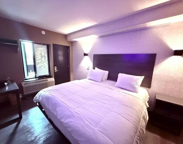 King room at THE VINE HOTEL BRONX.