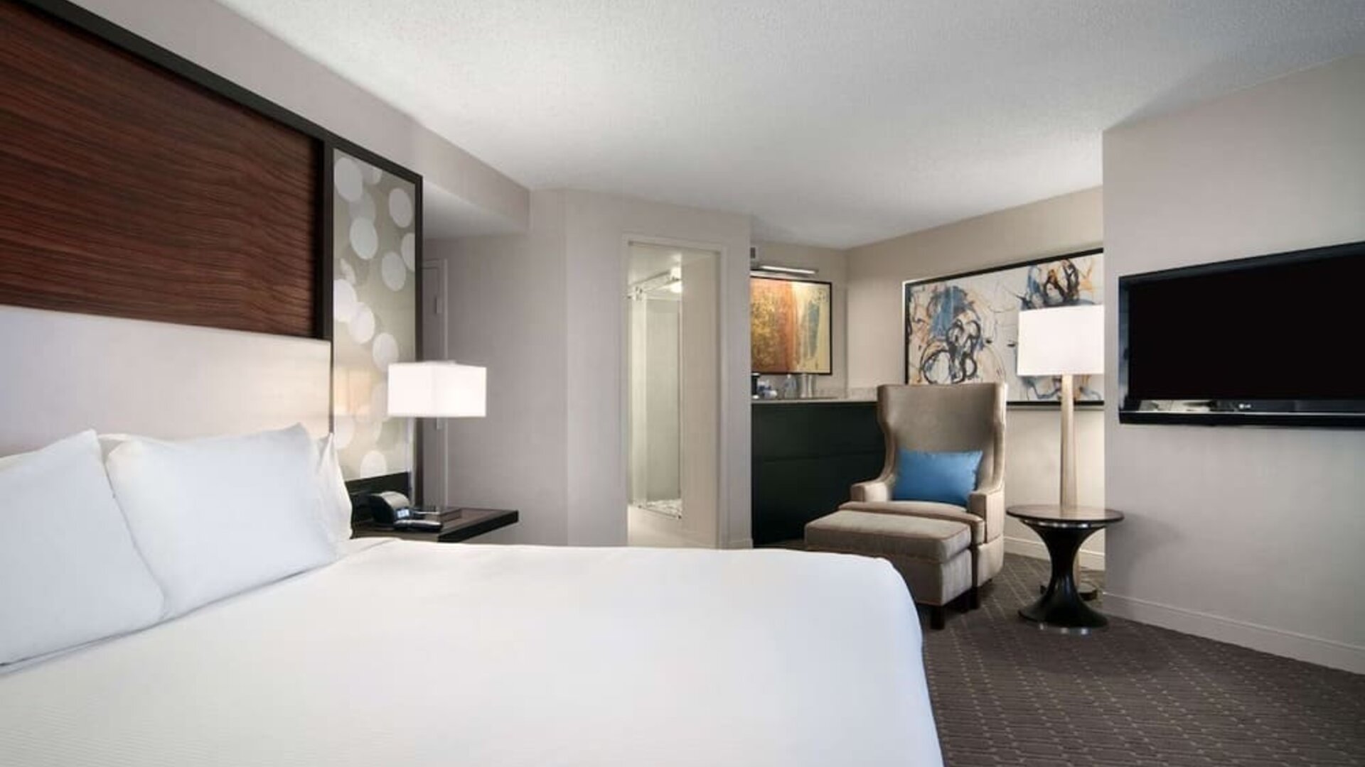 Day use room at Hilton Atlanta Airport.