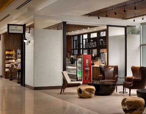 Reception hall at Hilton Atlanta Airport.