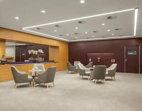 Meeting room at Hilton Dusseldorf.