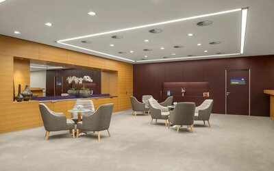 Meeting room at Hilton Dusseldorf.