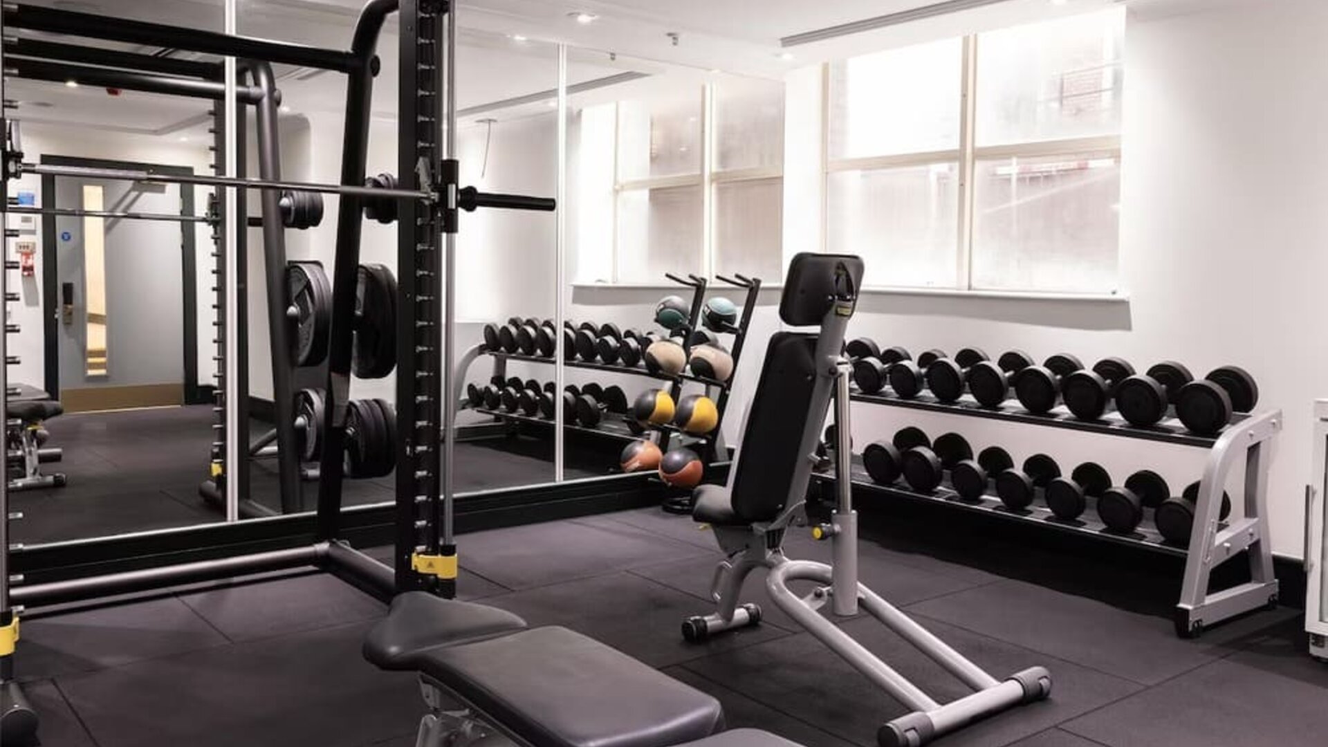 Fitness center at Conrad Dublin.