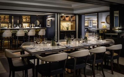 Hotel bar at Conrad Dublin.