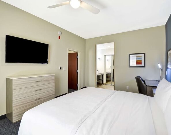 Day use room at Homewood Suites By Hilton Orlando Theme Parks.