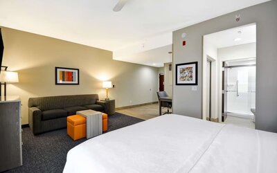 Day use room at Homewood Suites By Hilton Orlando Theme Parks.