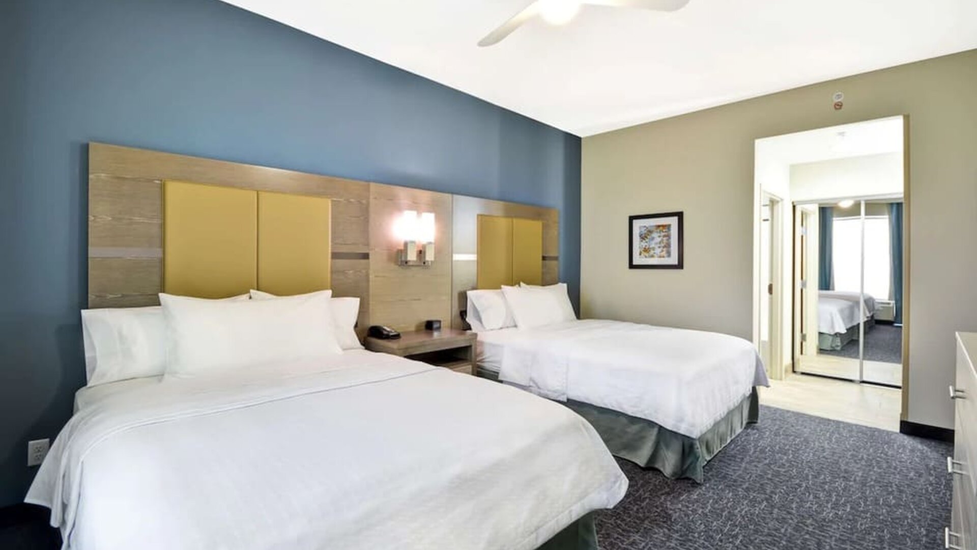 Day use room at Homewood Suites By Hilton Orlando Theme Parks.