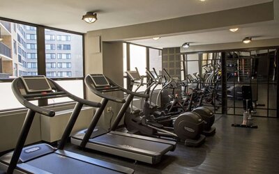 Fitness center at Eurostars St. Gregory.