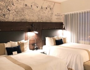 Day use room at Envision Hotel Boston-Everett.