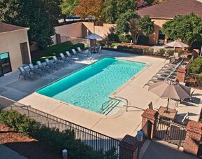Outdoor pool at Sonesta Select Raleigh Durham Airport Morrisville.