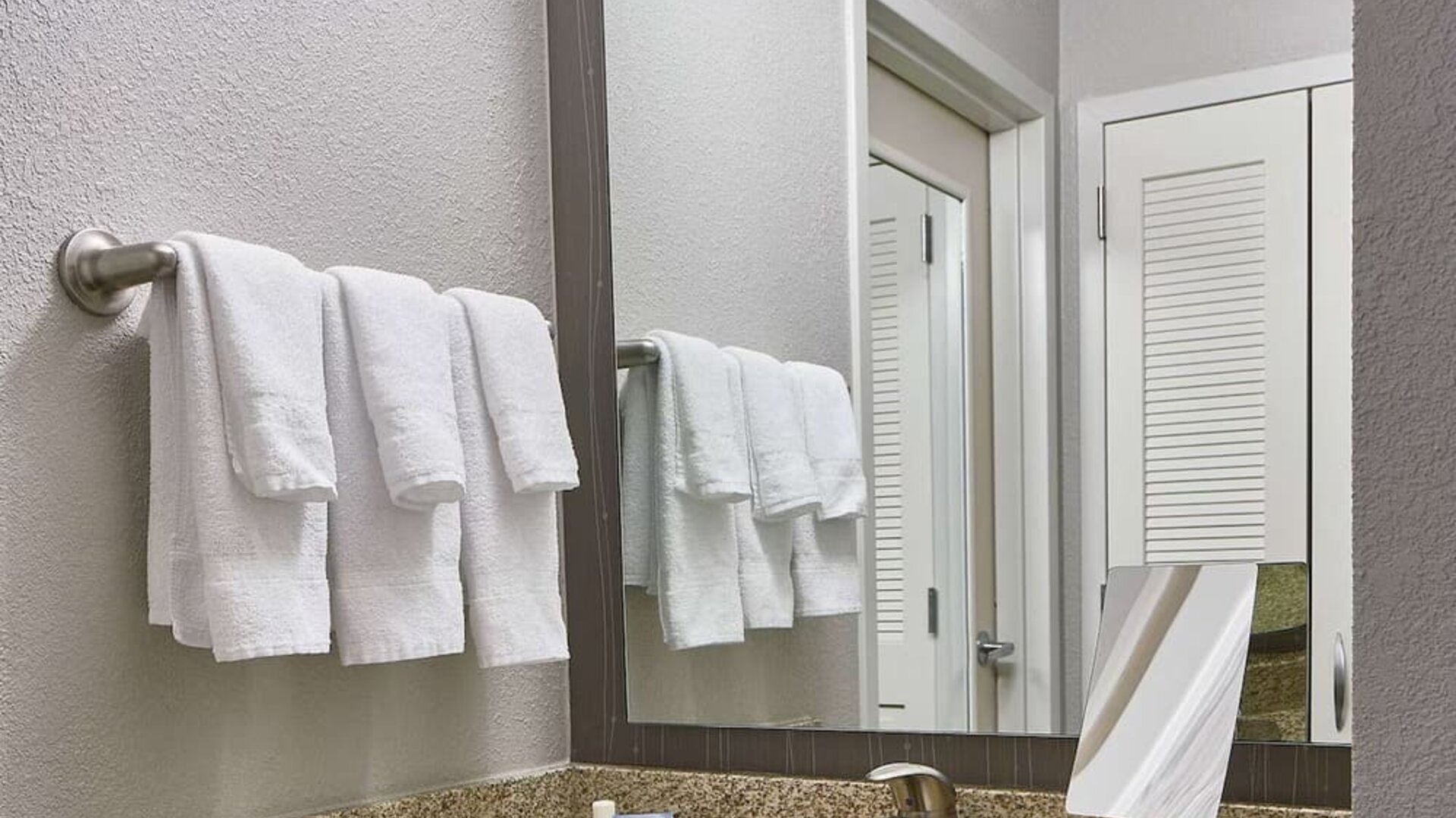 Guest bathroom at Sonesta Select Raleigh Durham Airport Morrisville.