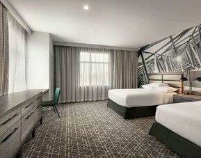 Day use room at Embassy Suites By Hilton Atlanta Midtown.