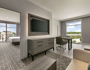 Day use room at Embassy Suites By Hilton Atlanta Midtown.