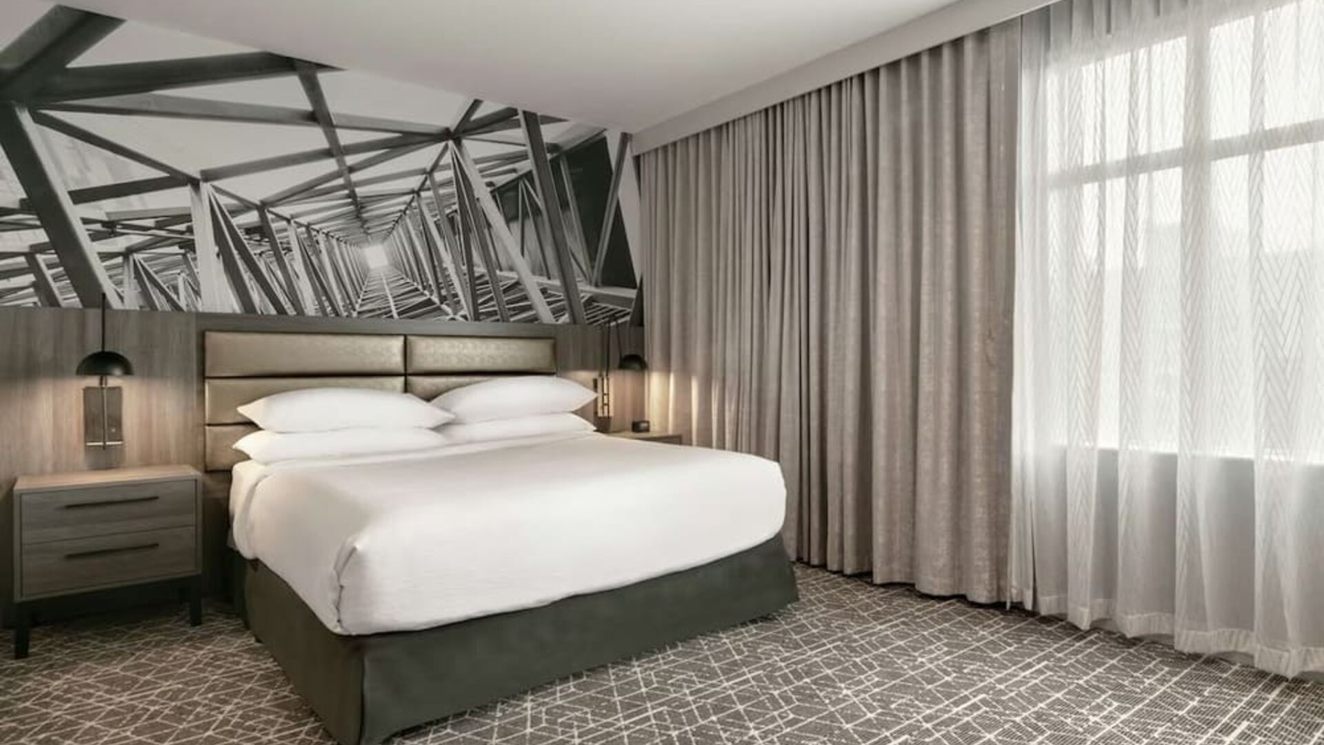 Day use room at Embassy Suites By Hilton Atlanta Midtown.