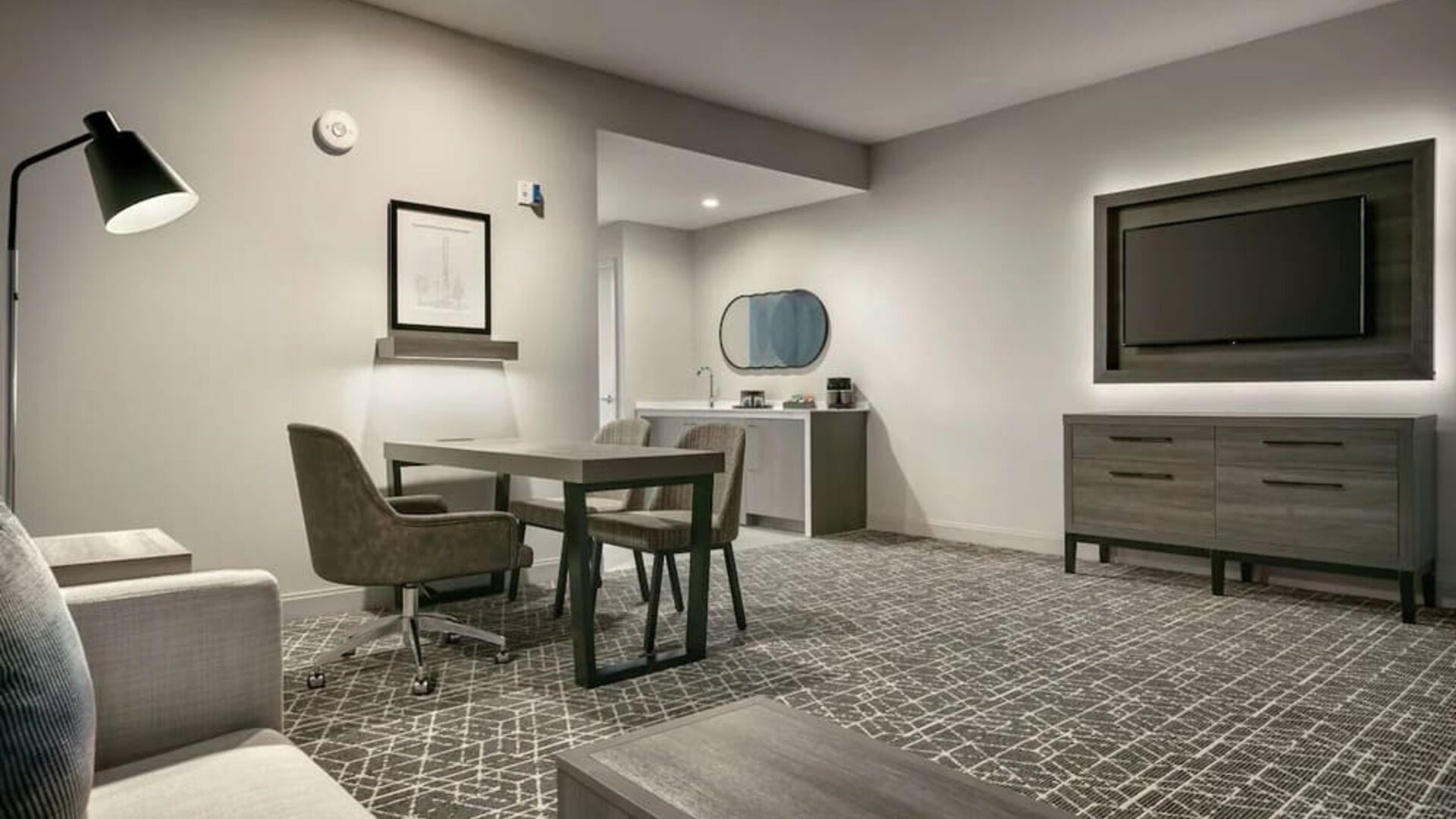 Day use room at Embassy Suites By Hilton Atlanta Midtown.