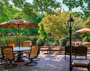 Outdoor terrace at Sonesta Select Tinton Falls Eatontown.