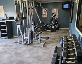 Gym at Wyndham Lake Charles.