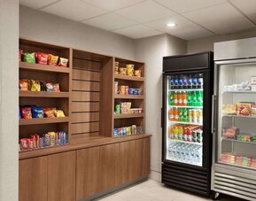 Snack bar at La Quinta Inn & Suites By Wyndham Lackawanna.