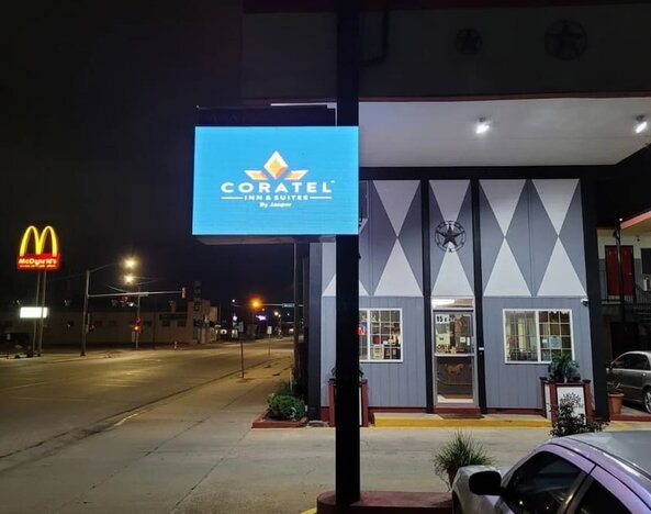 Property exterior at Coratel Inn & Suites By Jasper Hutchinson.