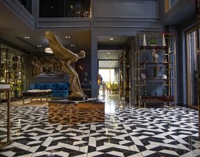 Reception hall at O:LV HOTEL.