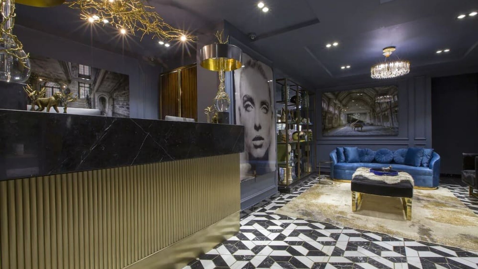 Reception hall at O:LV HOTEL.