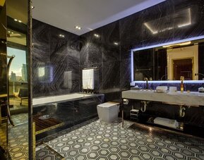 Private bathroom at O:LV HOTEL.