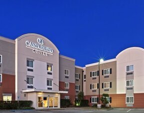 Hotel exterior at Candlewood Suites Pearland-Houston South.