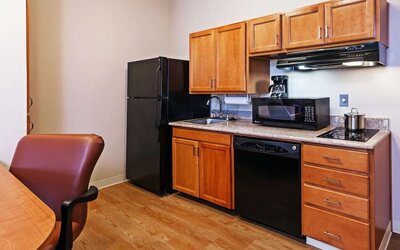 Day use room at Candlewood Suites Pearland-Houston South.