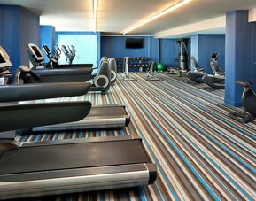 Fitness facility available at Aloft SFO.