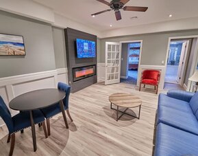 Lobby at Hyannis Plaza Hotel.