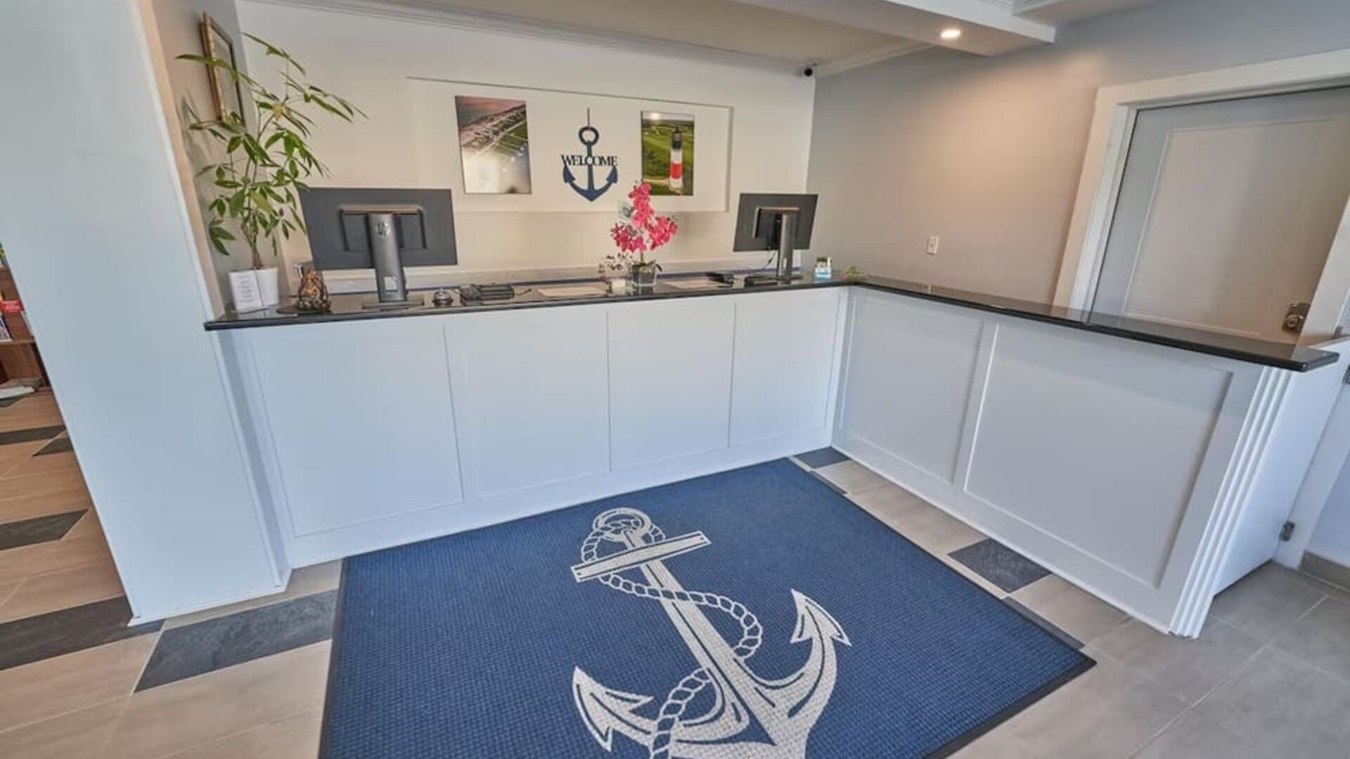 Lobby at Hyannis Plaza Hotel.