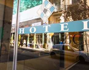 Hotel exterior at Hotel Moderno Barcelona.