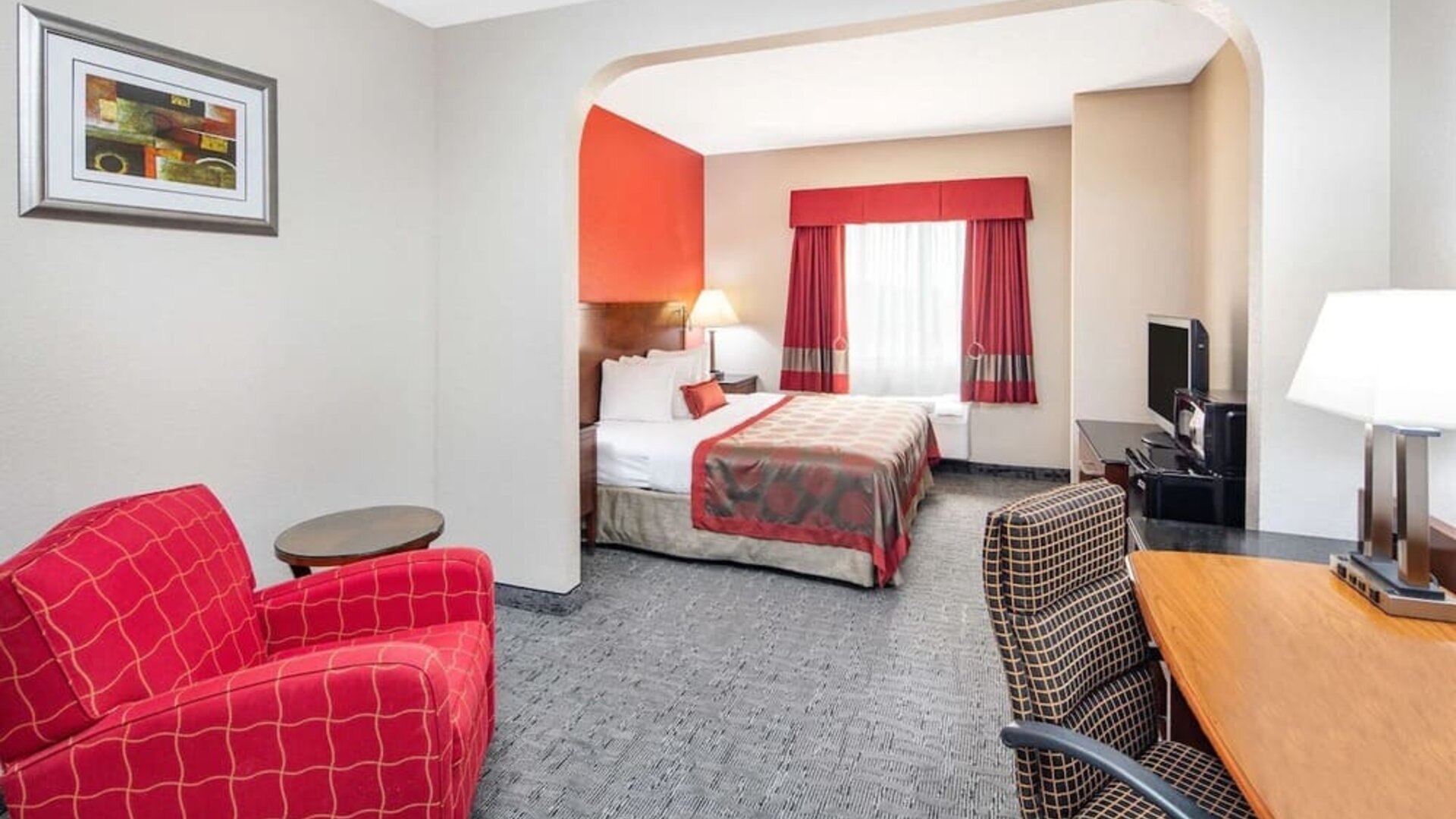Day use room at Ramada By Wyndham Alpharetta/Atlanta North.