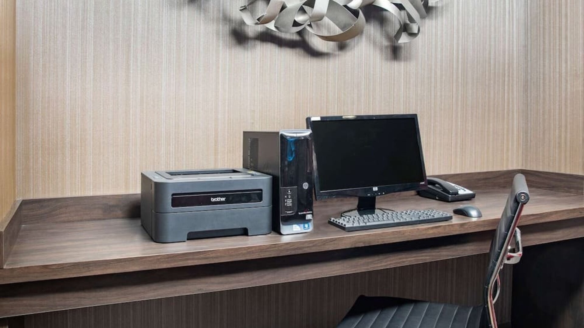 Business center at Ramada By Wyndham Alpharetta/Atlanta North.