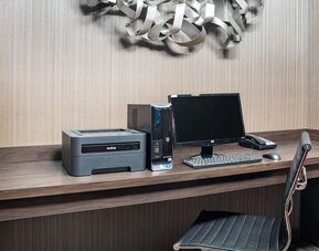 Business center at Ramada By Wyndham Alpharetta/Atlanta North.