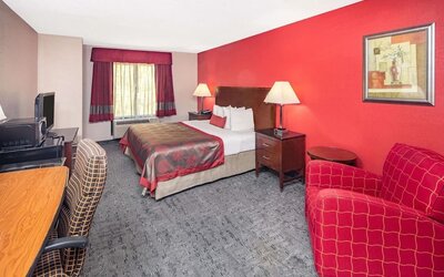 Day use room at Ramada By Wyndham Alpharetta/Atlanta North.