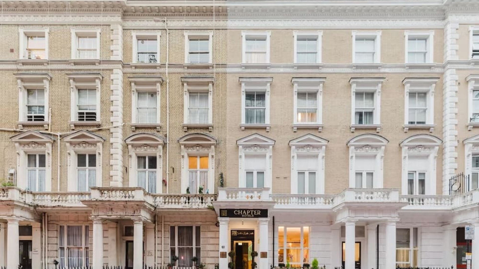 Hotel exterior at The Chapter Hotels - London Hyde Park.