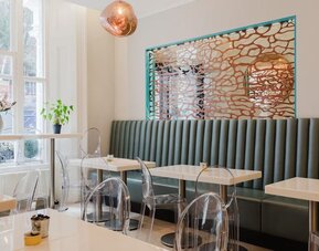 Dining area at The Chapter Hotels - London Hyde Park.